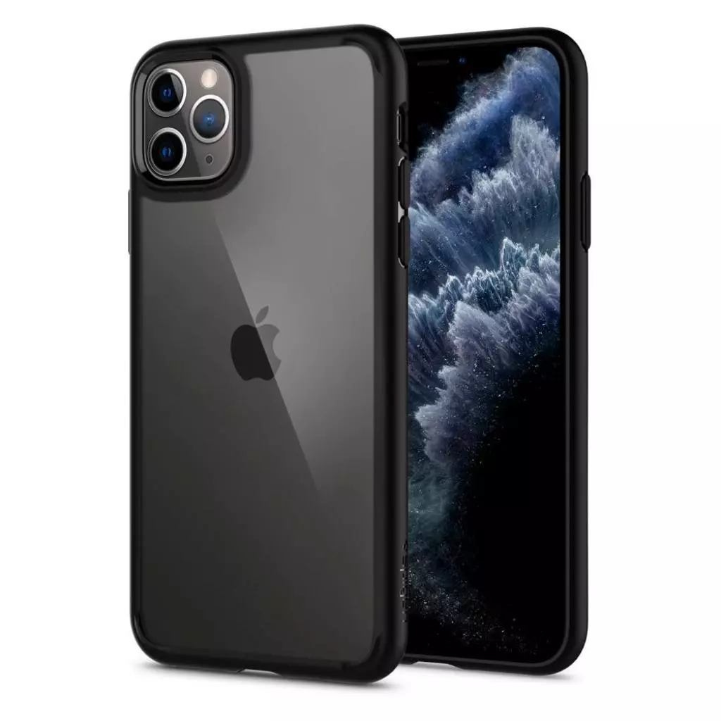 Чехол для моб. телефона Spigen iPhone 11 Pro Max Ultra Hybrid, Matte Black (075CS27136) - 8