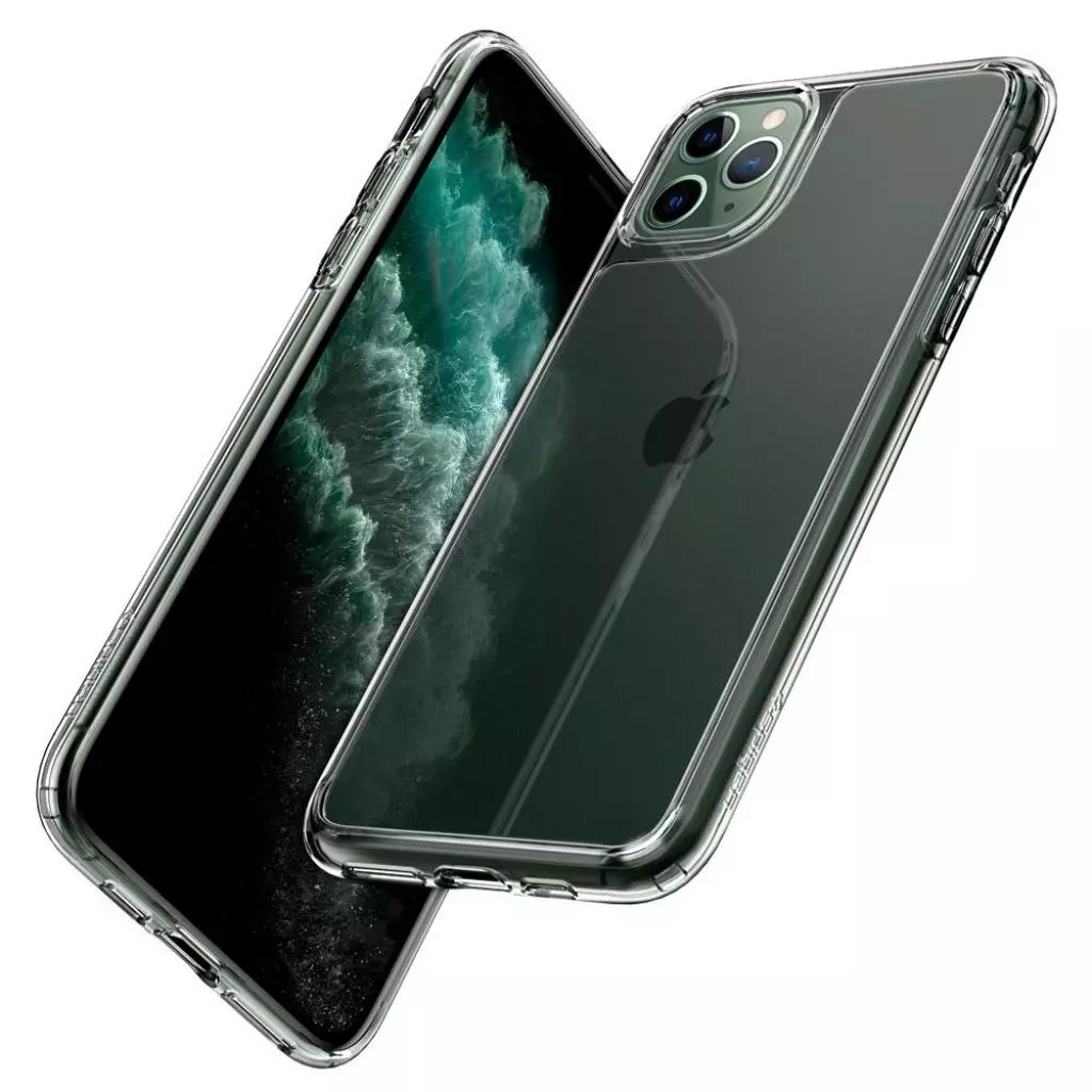 Чехол для моб. телефона Spigen iPhone 11 Pro Quartz Hybrid, Crystal Clear (077CS27237) - 5 Чехол для моб. телефона Spigen iPhone 11 Pro Quartz Hybrid, Crystal Clear (077CS27237) - 5