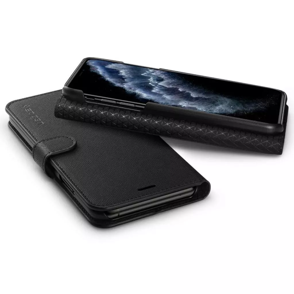 Чехол для моб. телефона Spigen iPhone 11 Pro Wallet S, Saffiano Black (077CS27247) - 4 Чехол для моб. телефона Spigen iPhone 11 Pro Wallet S, Saffiano Black (077CS27247) - 4