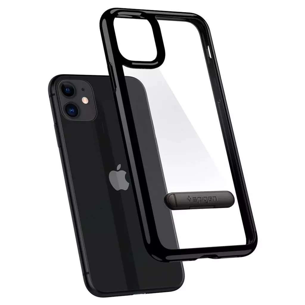 Чехол для моб. телефона Spigen iPhone 11 Ultra Hybrid S, Jet Black (076CS27434) - 3 Чехол для моб. телефона Spigen iPhone 11 Ultra Hybrid S, Jet Black (076CS27434) - 3