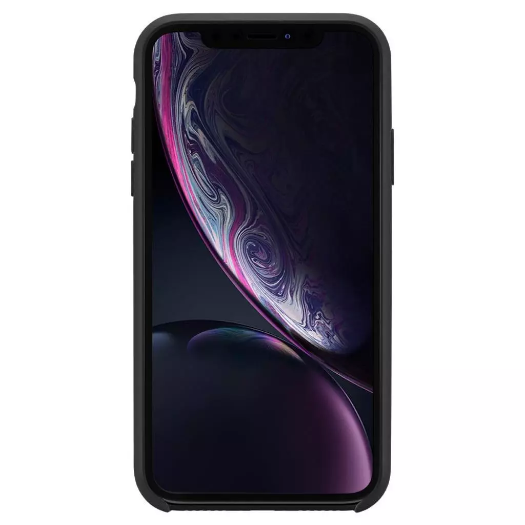 Чехол для моб. телефона Spigen iPhone XR Silicone Fit, Black (064CS25652) - 3