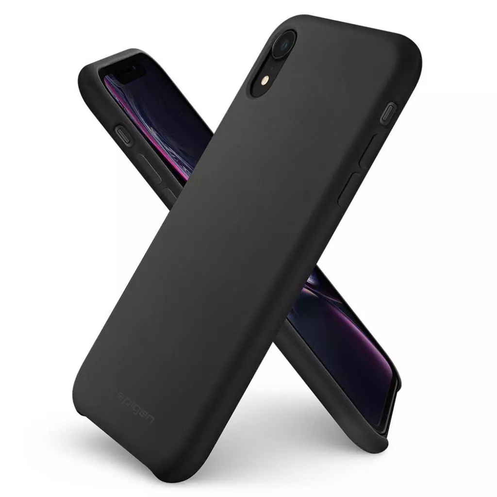 Чехол для моб. телефона Spigen iPhone XR Silicone Fit, Black (064CS25652) - 7