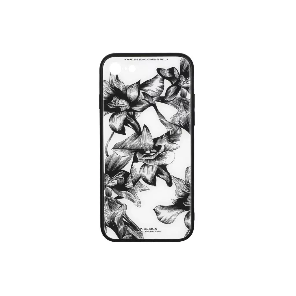 Чехол для моб. телефона WK iPhone 7/8, WPC-061, Flowers BK/WH (681920359869)