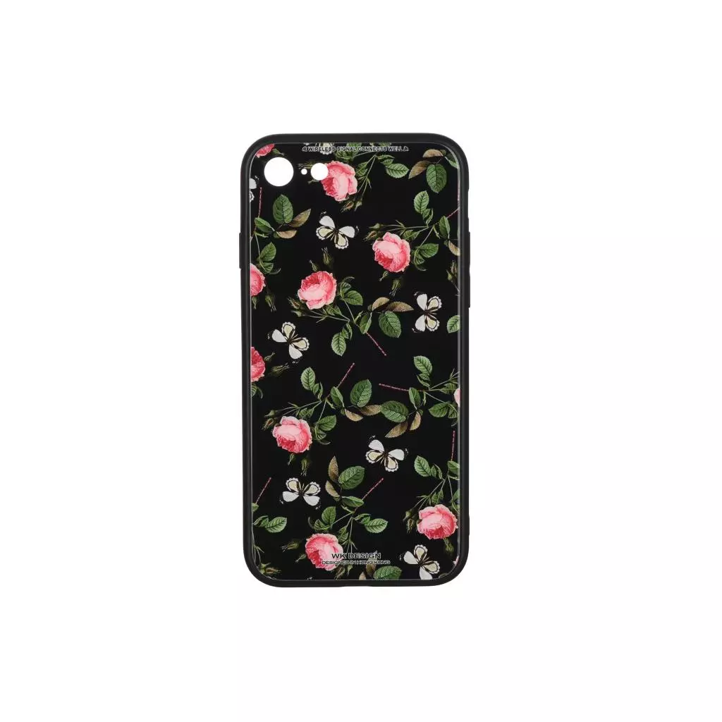 Чехол для моб. телефона WK iPhone 7/8, WPC-061, Flowers RD/BK (681920359814)