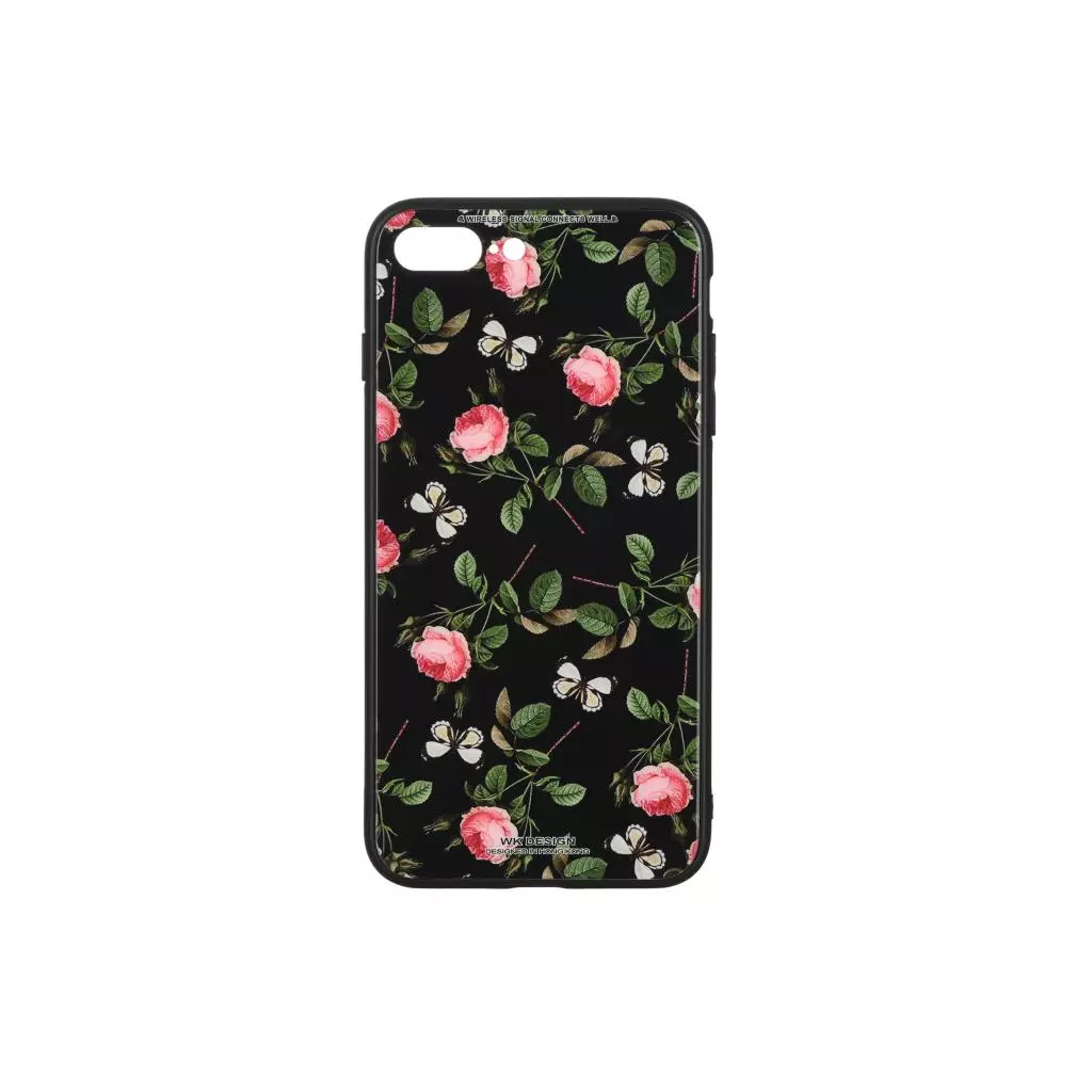 Чехол для моб. телефона WK iPhone 7/8+, WPC-061, Flowers RD/BK (681920359821)