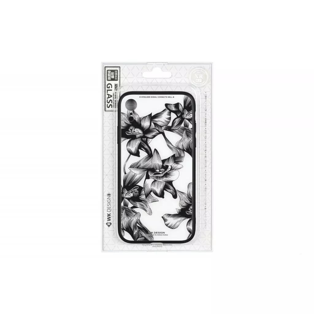 Чехол для моб. телефона WK iPhone XR, WPC-061, Flowers BK/WH (681920359890) - 1