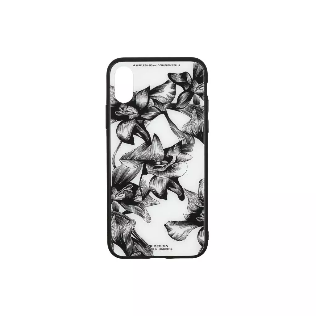 Чехол для моб. телефона WK iPhone XS, WPC-061, Flowers BK/WH (681920359883)