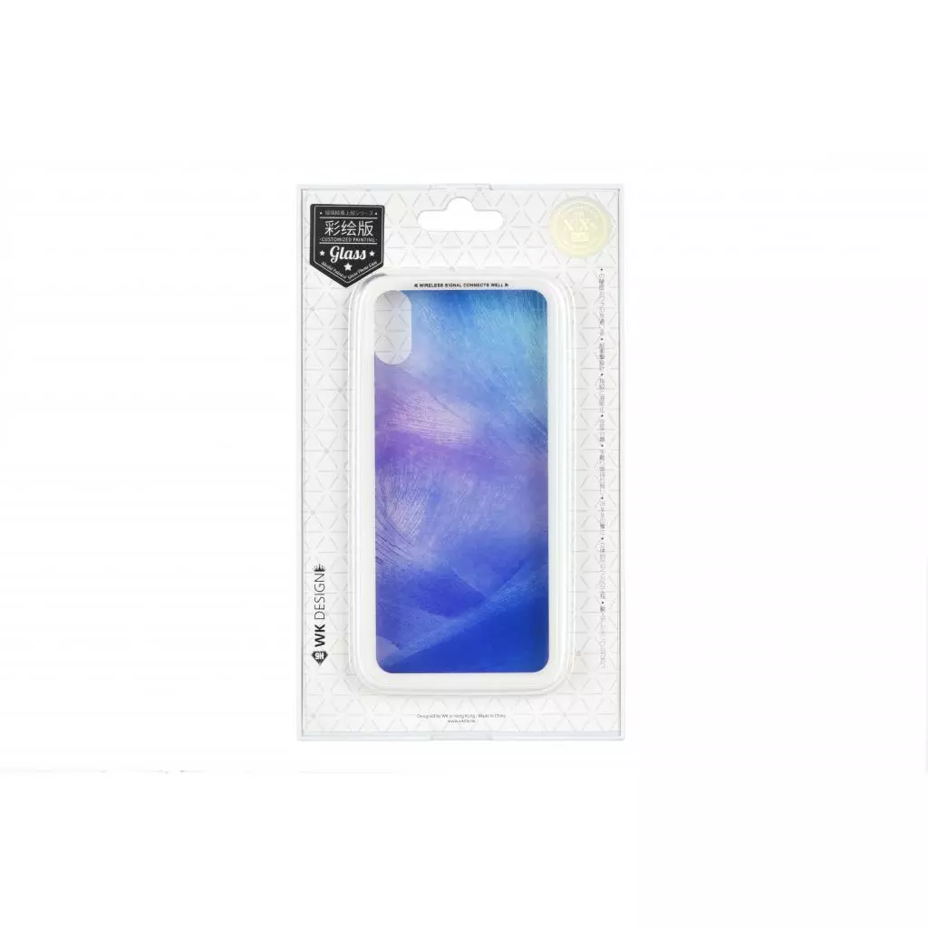Чехол для моб. телефона WK iPhone XS, WPC-086, Brushed Blue (681920359722) - 1 Чехол для моб. телефона WK iPhone XS, WPC-086, Brushed Blue (681920359722) - 1