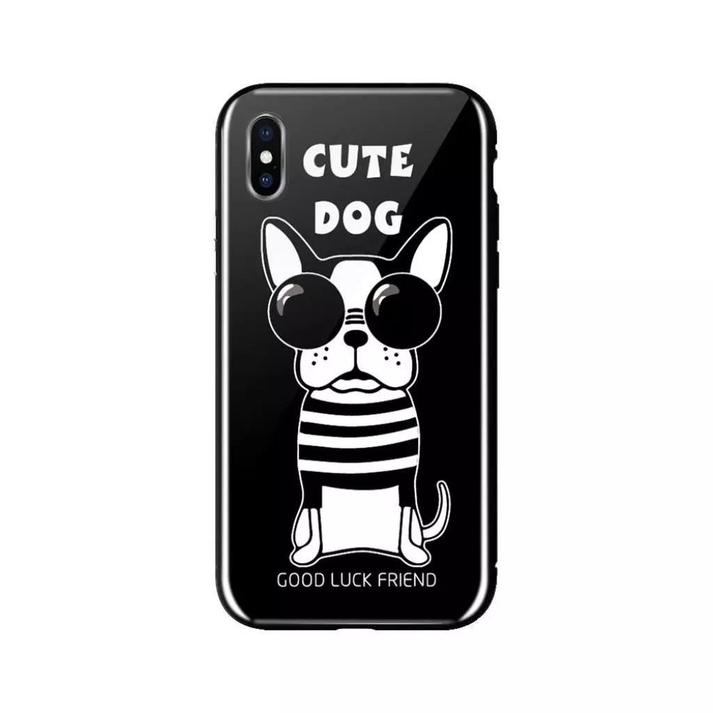 Чехол для моб. телефона WK iPhone XS, WPC-087, Cute Dog Black (681920360742)