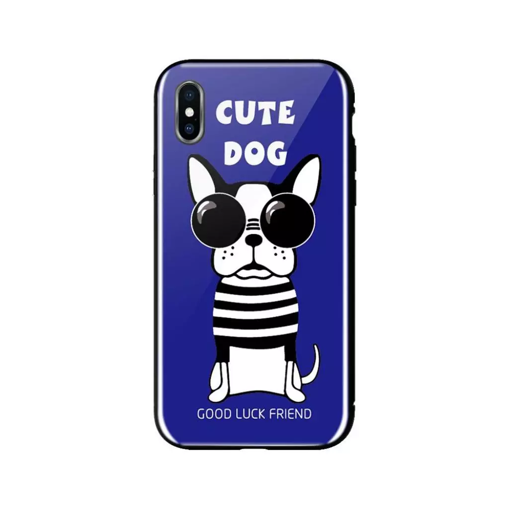 Чехол для моб. телефона WK iPhone XS, WPC-087, Cute Dog Blue (681920360841)