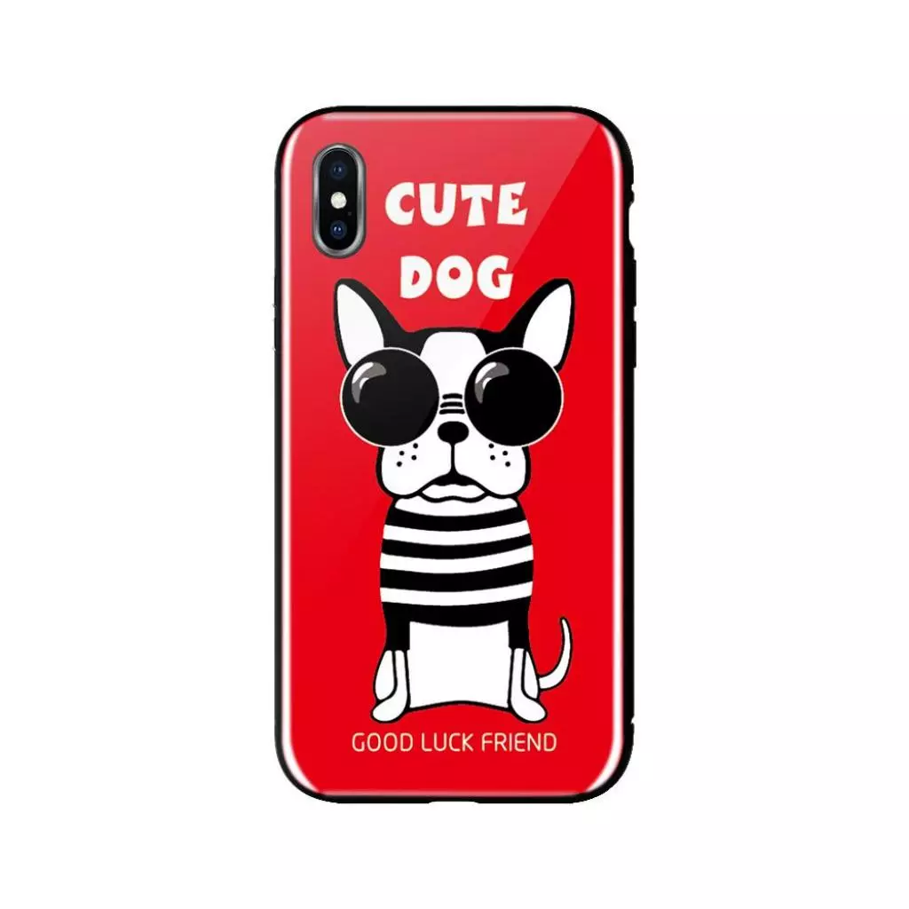 Чехол для моб. телефона WK iPhone XS, WPC-087, Cute Dog Red (681920360797)