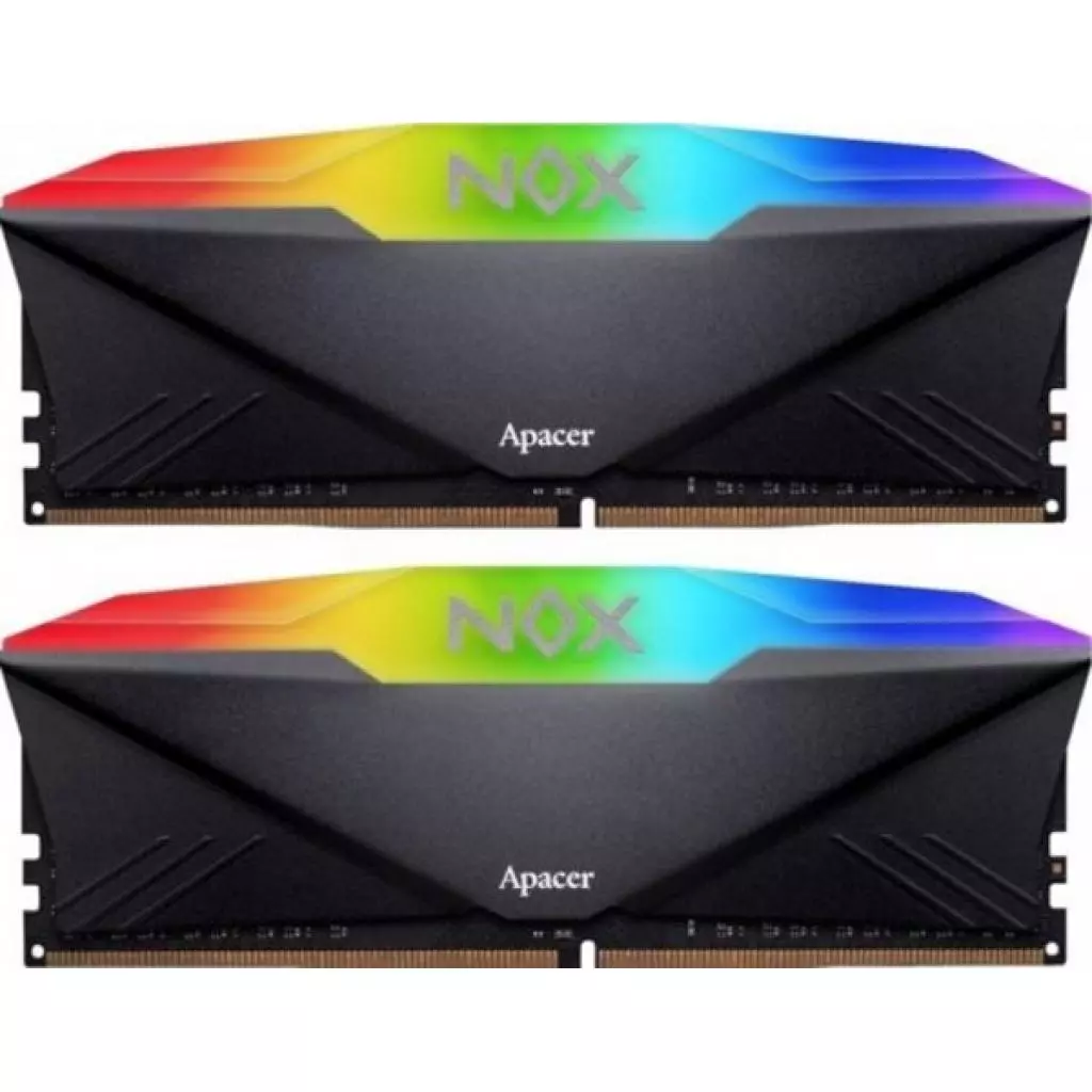 Модуль памяти для компьютера DDR4 16GB (2x8GB) 3200 MHz NOX RGB Apacer (AH4U16G32C08YNBAA-2)