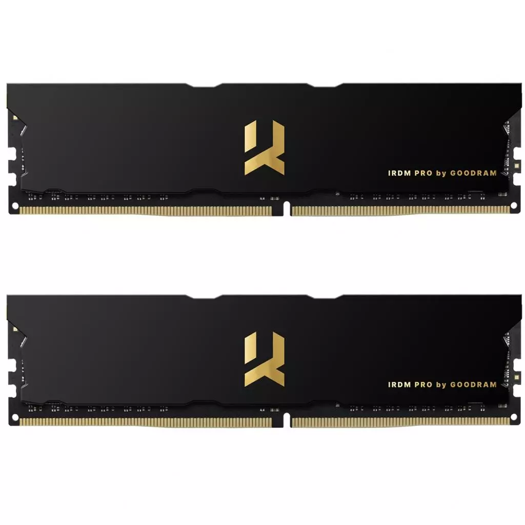 Модуль памяти для компьютера DDR4 16GB (2x8GB) 3600 MHz Iridium Pro Black Goodram (IRP-3600D4V64L17S/16GDC)