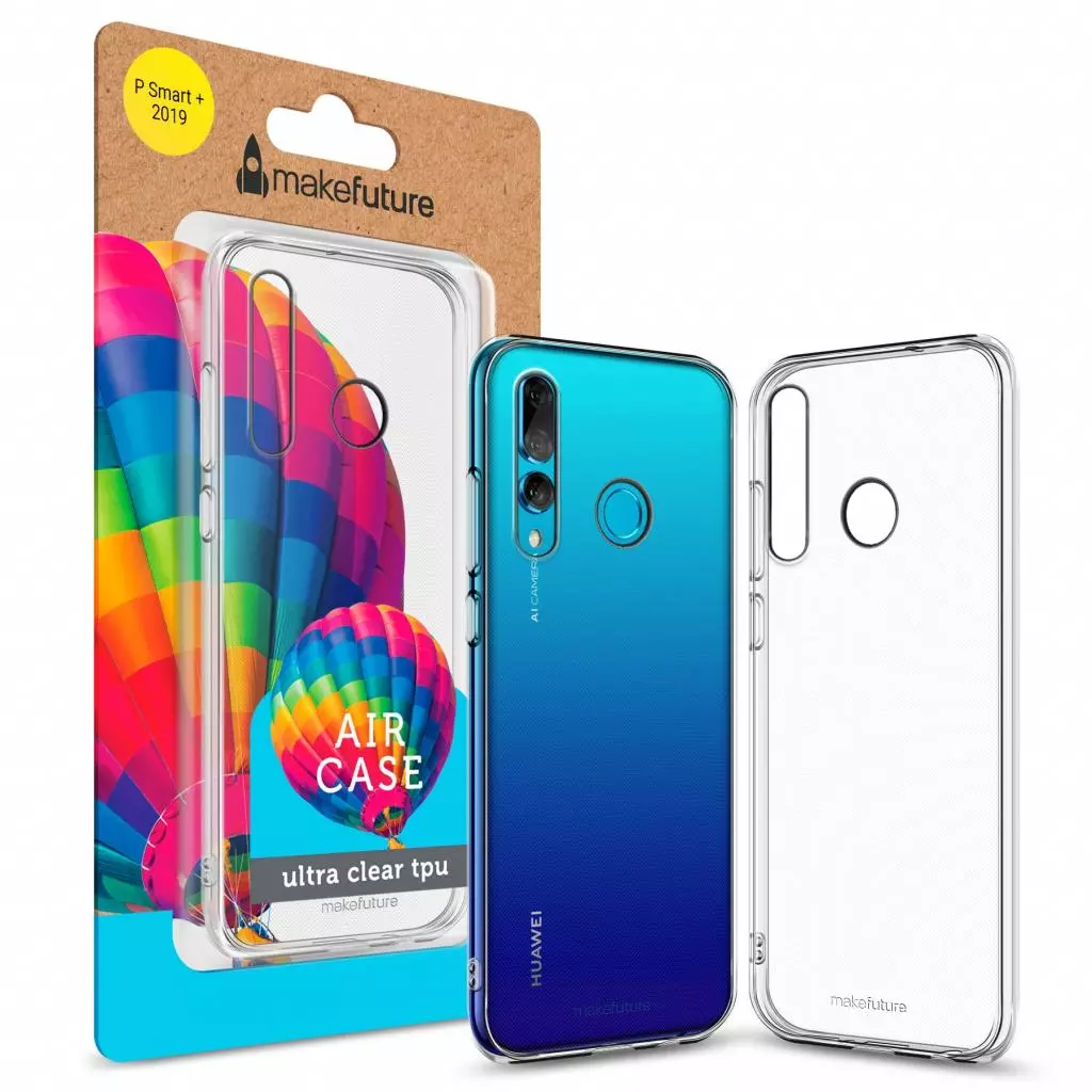 Чехол для моб. телефона MakeFuture Air Case (Clear TPU) Huawei P Smart+ 2019 (MCA-HUPSP19)