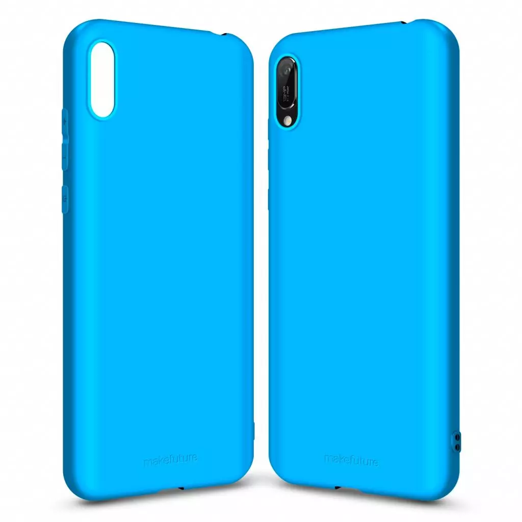 Чехол для моб. телефона MakeFuture Skin Case Huawei Y6 2019 Light Blue (MCK-HUY619LB) - 1