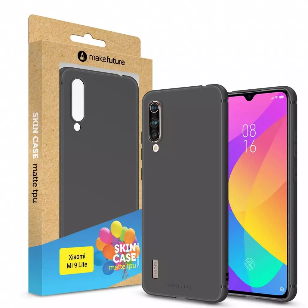 Чехол для моб. телефона MakeFuture Skin Case Xiaomi Mi 9 Lite Black (MCS-XM9LBK)