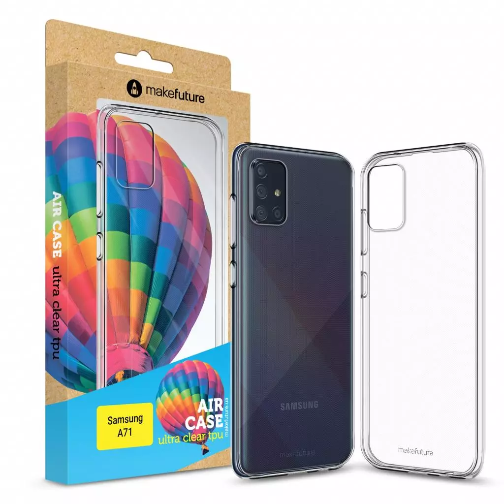 Чехол для моб. телефона MakeFuture Samsung A71 Air (Clear TPU) (MCA-SA71)