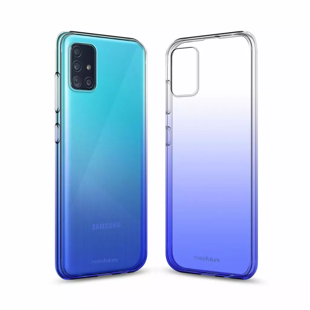 Чехол для моб. телефона MakeFuture Samsung A71 Air Gradient (TPU) Blue (MCG-SA71BL) - 1 Чехол для моб. телефона MakeFuture Samsung A71 Air Gradient (TPU) Blue (MCG-SA71BL) - 1