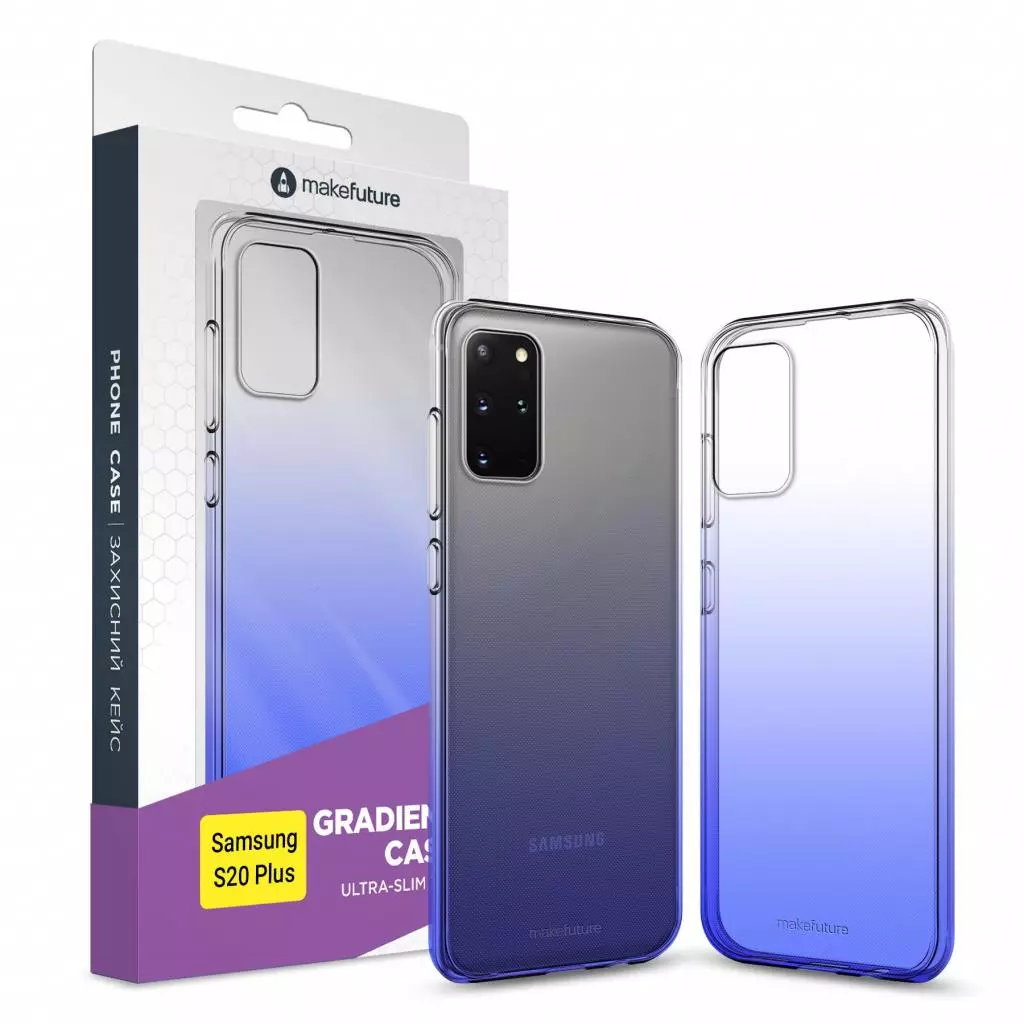 Чехол для моб. телефона MakeFuture Samsung S20 Plus Air Gradient (TPU) Blue (MCG-SS20PBL)