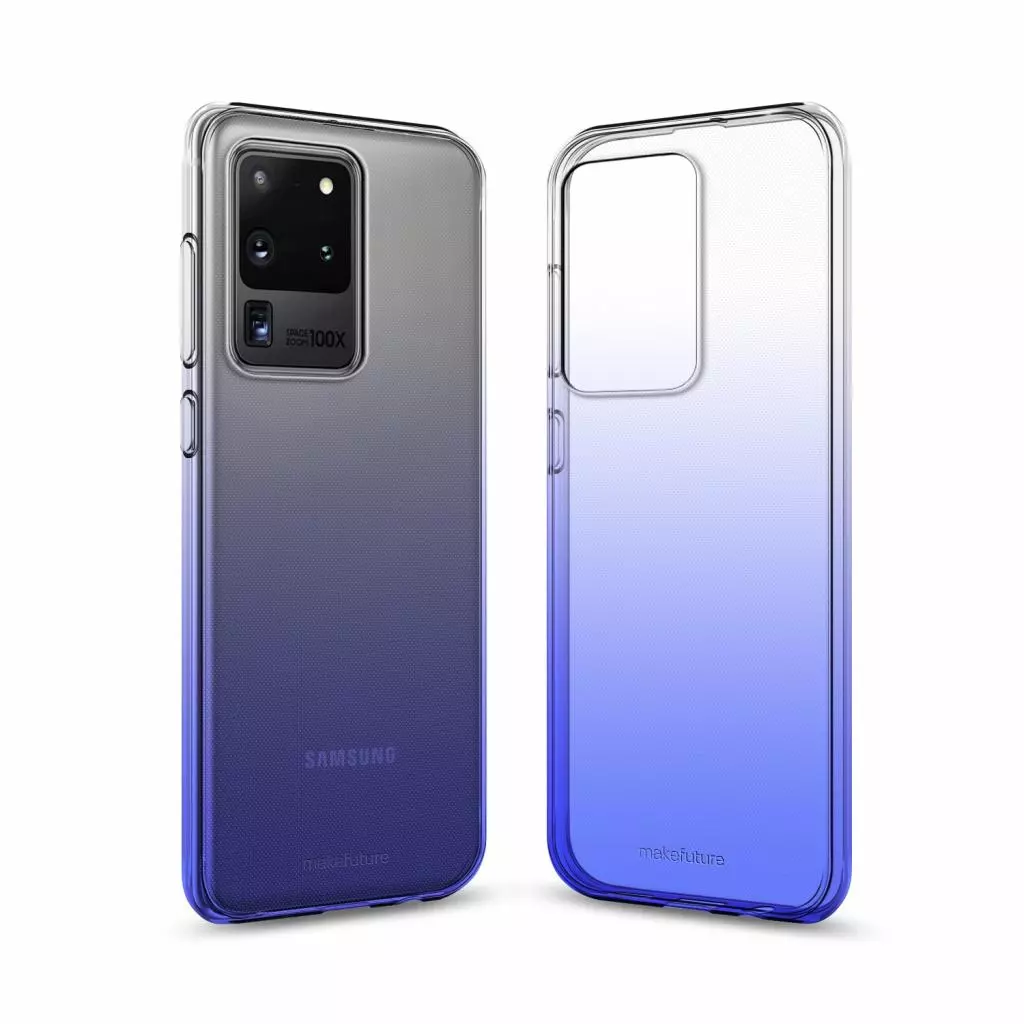 Чехол для моб. телефона MakeFuture Samsung S20 Ultra Air Gradient (TPU) Blue (MCG-SS20UBL) - 1 Чехол для моб. телефона MakeFuture Samsung S20 Ultra Air Gradient (TPU) Blue (MCG-SS20UBL) - 1
