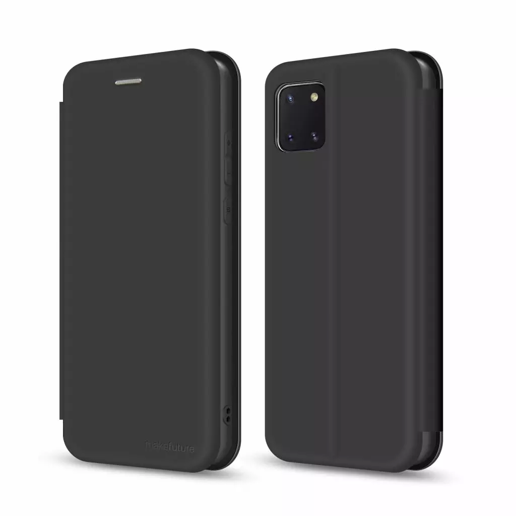 Чехол для моб. телефона MakeFuture Samsung Note 10 Lite Flip (Soft-Touch PU) Black (MCP-SN10LBK) - 1 Чехол для моб. телефона MakeFuture Samsung Note 10 Lite Flip (Soft-Touch PU) Black (MCP-SN10LBK) - 1