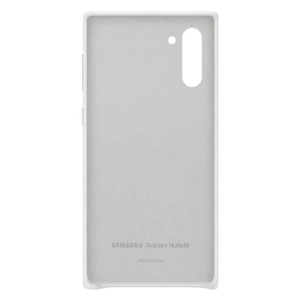 Чехол для моб. телефона Samsung Galaxy Note 10 (N970) White Leather Cover (EF-VN970LWEGRU) - 1 Чехол для моб. телефона Samsung Galaxy Note 10 (N970) White Leather Cover (EF-VN970LWEGRU) - 1