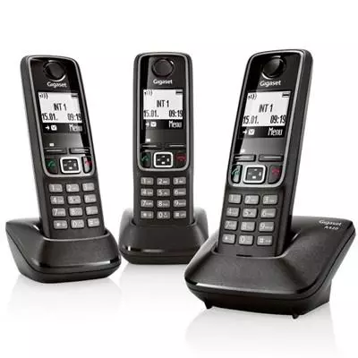 Телефон DECT Gigaset A420 TRIO Black (L36852H2402S311)