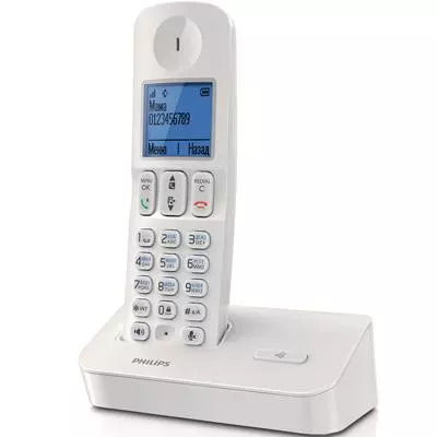 Телефон DECT Philips D4001W/51