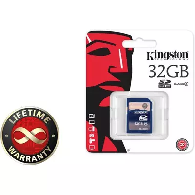 Карта памяти Kingston 32Gb SDHC class 4 (SD4/32GB) - 1