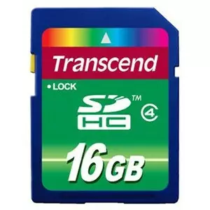 Карта памяти Transcend 16Gb SDHC class 4 (TS16GSDHC4)