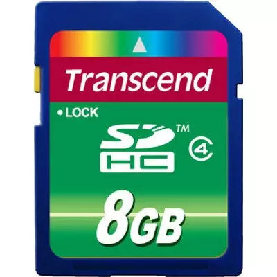 Карта памяти Transcend 8Gb SDHC class 4 (TS8GSDHC4)