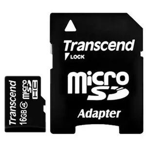 Карта памяти Transcend 16Gb microSDHC class 4 (TS16GUSDHC4)