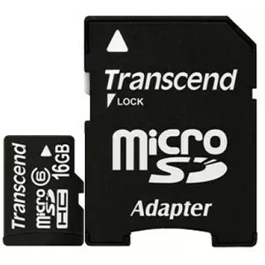 Карта памяти Transcend 16Gb microSDHC class 6 (TS16GUSDHC6)