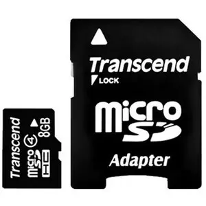 Карта памяти Transcend 8Gb microSDHC class 4 (TS8GUSDHC4)