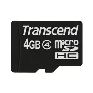 Карта памяти Transcend 4Gb microSDHC class 4 (TS4GUSDC4)