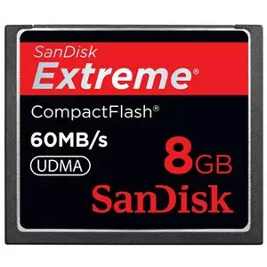 Карта памяти SanDisk 8Gb Compact Flash eXtreme (SDCFX-008G-X46)