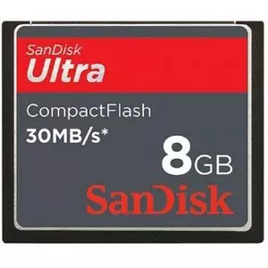 Карта памяти SanDisk 8Gb Compact Flash Ultra (SDCFH-008G-U46)