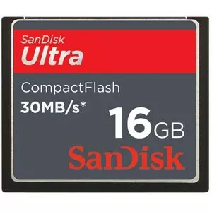 Карта памяти SanDisk 16Gb Compact Flash Ultra (SDCFH-016G-U46)