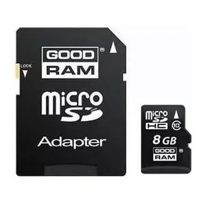 Карта памяти Goodram 8Gb microSDHC class 10 (SDU8GHC10AGRR9\SDU8GHC10AGRR10)