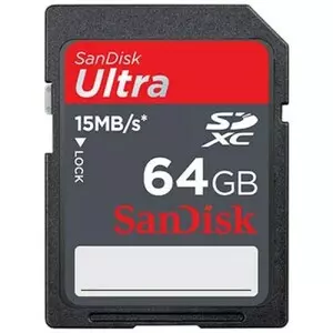 Карта памяти SanDisk 64Gb SDXC Ultra (SDSDH-064G-U46)