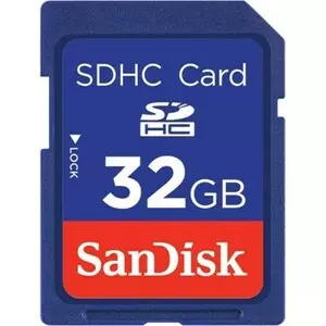 Карта памяти SanDisk 32Gb SDHC (SDSDB-032G-B35)