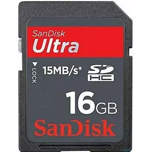 Карта памяти SanDisk 16Gb SDHC Ultra (SDSDH-016G-U46)