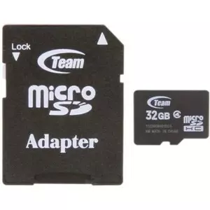 Карта памяти Team 32Gb microSDHC class 4 (TUSDH32GCL403 / TG032G0MC24A)