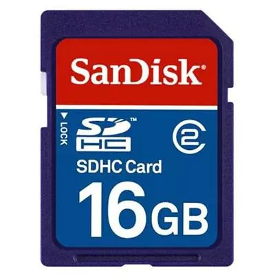 Карта памяти SanDisk 16Gb SDHC (SDSDB-016G-B35)