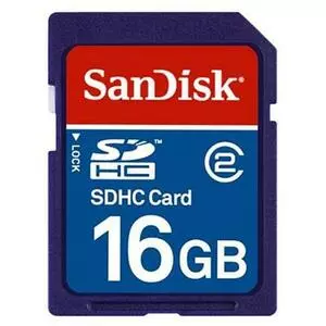 Карта памяти SanDisk 16Gb SDHC (SDSDB-016G-B35)