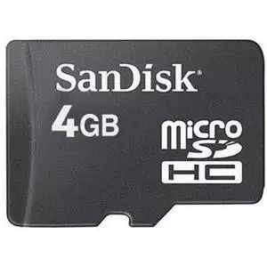 Карта памяти SanDisk 4Gb microSDHC class 4 (SDSDQM-004G-B35N)