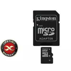 Карта памяти Kingston 32Gb microSDHC class 10 (SDC10/32GB)