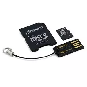 Карта памяти Kingston 4Gb microSDHC class 4 (MBLY4G2/4GB)