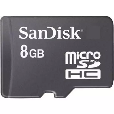 Карта памяти SanDisk 8Gb microSDHC class 4 (SDSDQM-008G-B35N/SDSDQM-008G-B35)