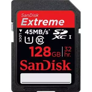 Карта памяти SanDisk 128Gb SDHC HD Video eXtreme (SDSDX-128G-X46)